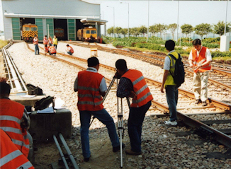 People being trained for Rail accident investigation